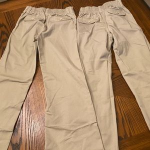 French toast khaki girls uniform pants size 7 bootcut